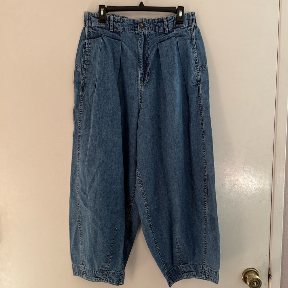 Free People We The Free Ridley Pull-On Jeans size Medium